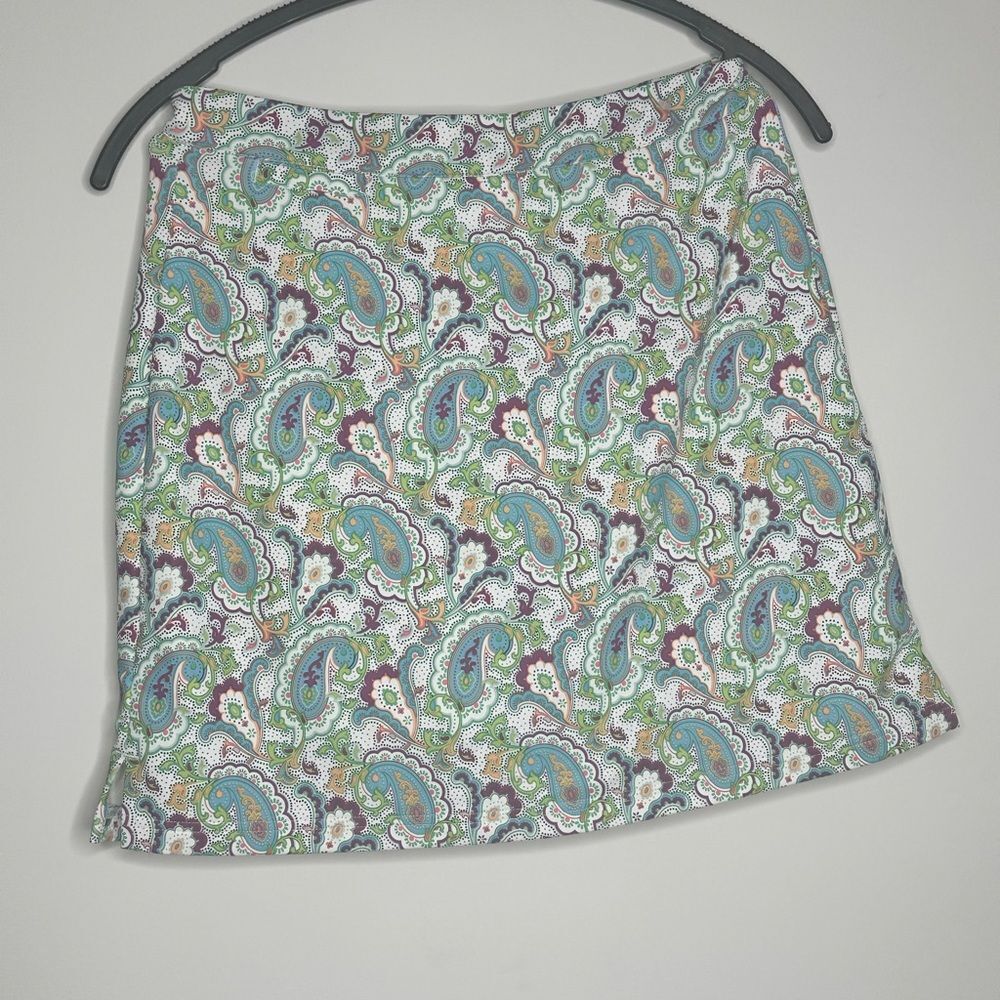 Peter‎ Millar E4 Paisley Performance Golf Skort Womens XS